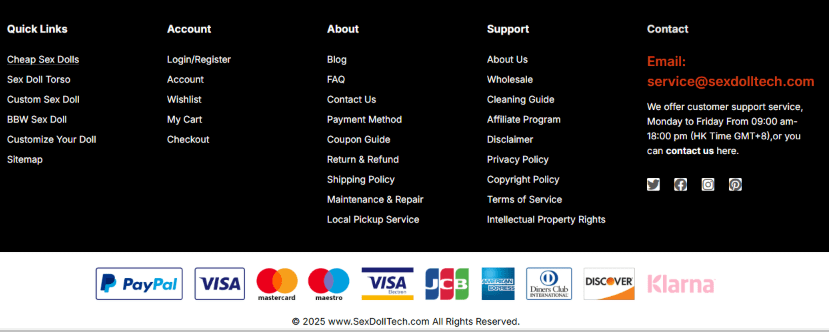 Footer Layout-Informational Depth with Functional Balance-Three-tier layout-Contact info-payment methods-Minimal visual clutter