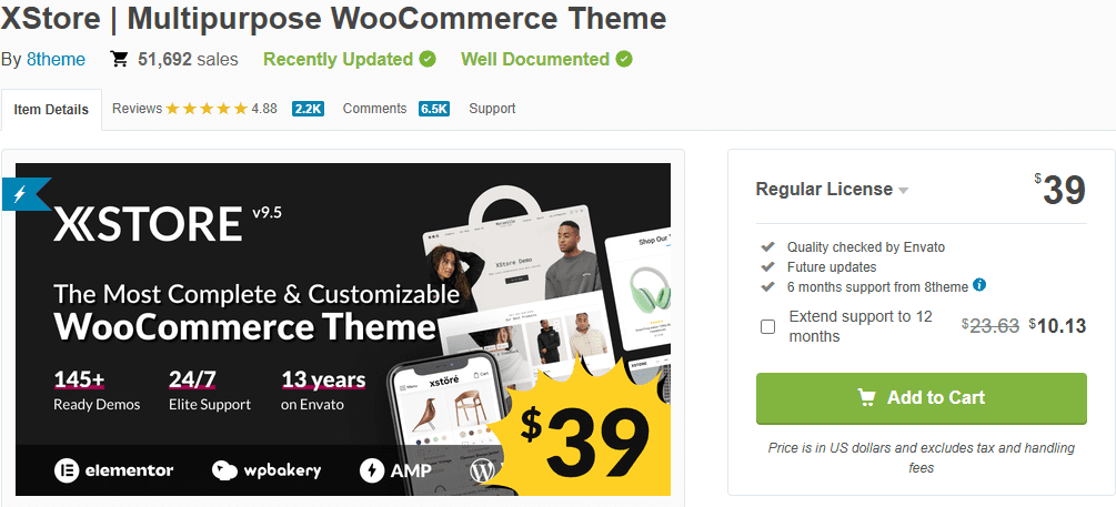 XStore – Responsive WooCommerce Theme