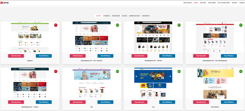 Urna – All-in-One WooCommerce Theme