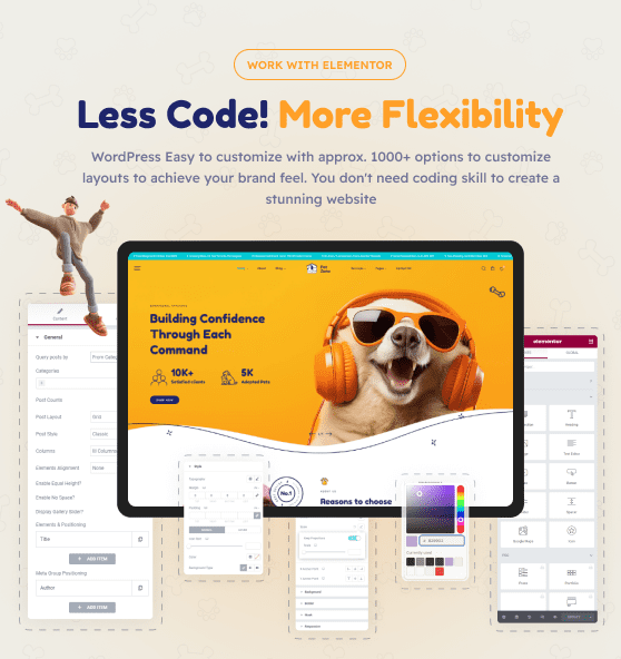 PetsZone – Pet Care & Shop WordPress Theme-Elementor + WooCommerce support