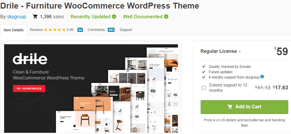 Drile – Furniture WooCommerce WordPress Theme-Traditional WooCommerce users who prefer WPBakery
