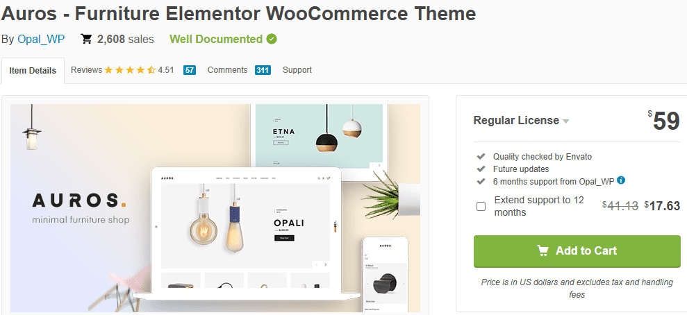 Auros – Furniture Elementor WooCommerce Theme-Businesses needing more design flexibility and homepage variations