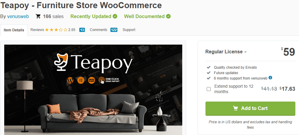 Teapoy – Furniture & Decor WooCommerce Theme-Boutique brands selling curated home furniture and accessories