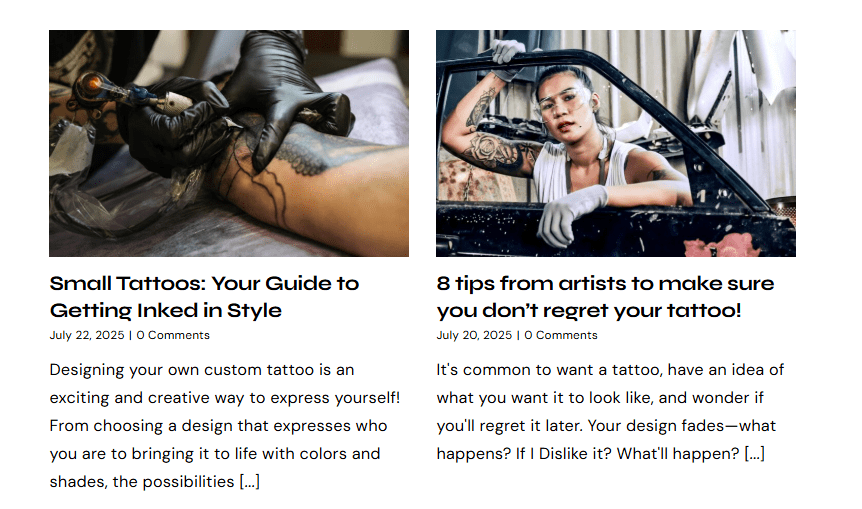 Inner Page Structure – Organized, SEO-Ready, and Brand-Aligned-Blog and Educational Content