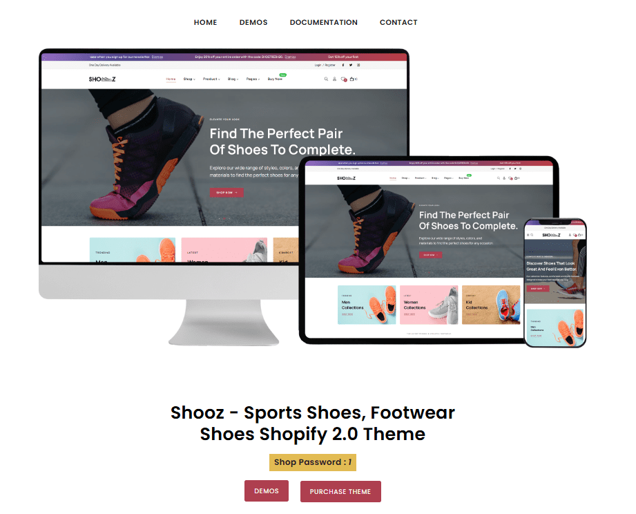 Shooz – Sports Shoes Shopify 2.0 Theme