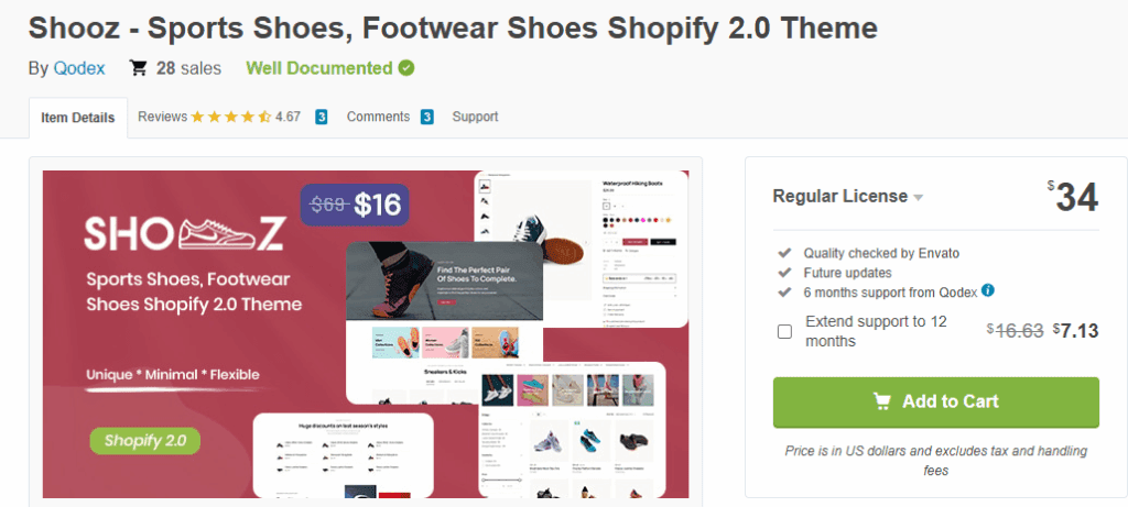 Shooz – Sports Shoes Shopify 2.0 Theme