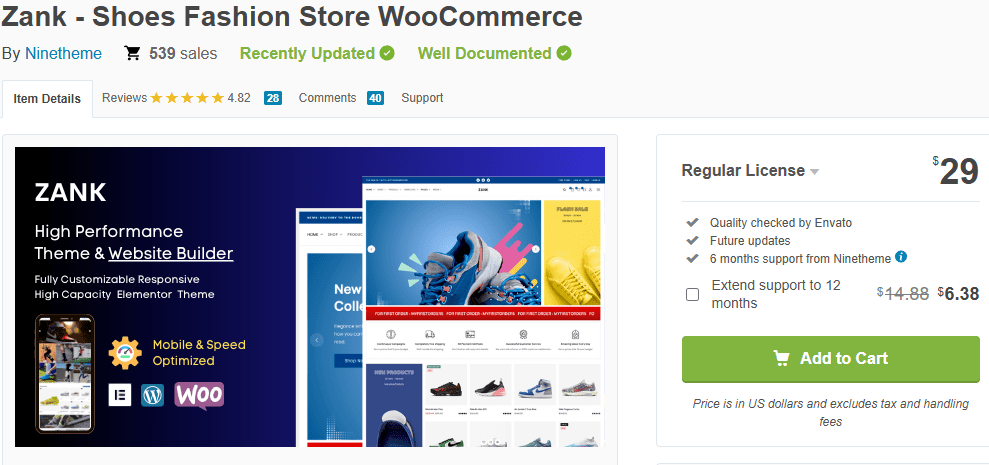 Zank – Elementor WooCommerce Theme Builder