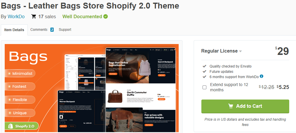 Shopify Themes: Sleek, Scalable, and Sales-Ready-Bags – Leather Bags Store Shopify 2.0 Theme