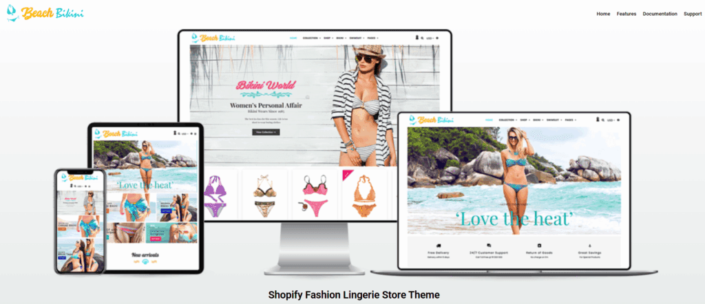 Bikini Beach – Shopify Theme for Bikini & Lingerie Brands