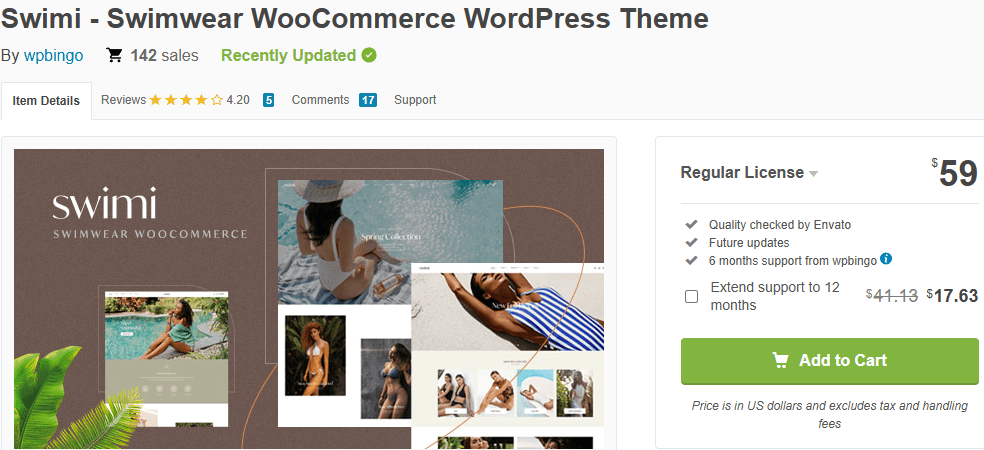 Swimi – Trendy Swimwear WooCommerce Theme