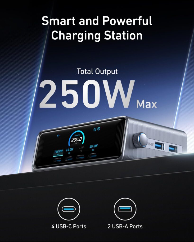 250W Charging Station Showcase-Amazon-Desktop Charging Station