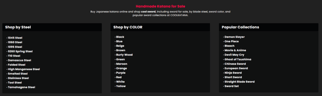 Structured Product Discovery-Katana-shopify