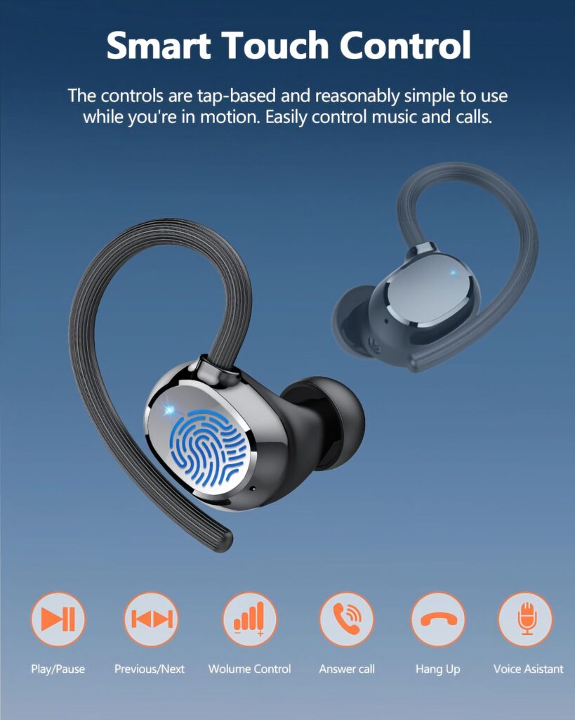 Smart Touch Control-Amazon-Bluetooth Headset-Main picture design