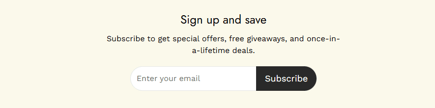 Email Subscription Module-Minimalist Design-Maximum Value
