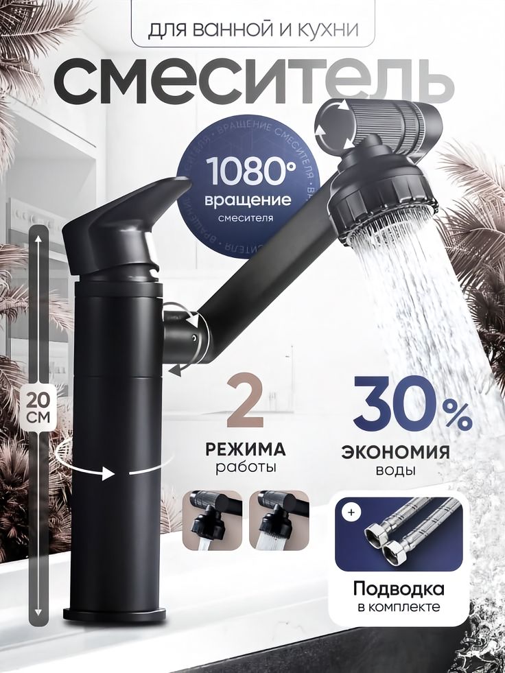 360° Rotating Faucet-Wildberries main image design