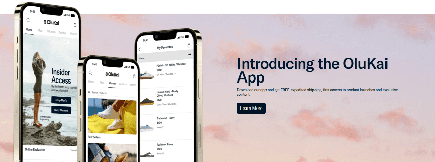 Mobile App Feature-expedited shipping-exclusive styles
