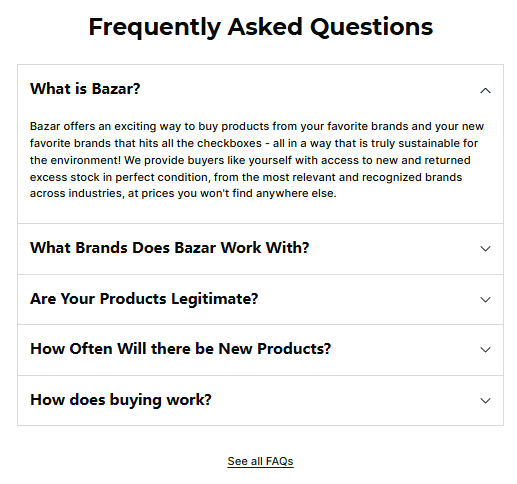 FAQ Accordion-Reducing Friction
