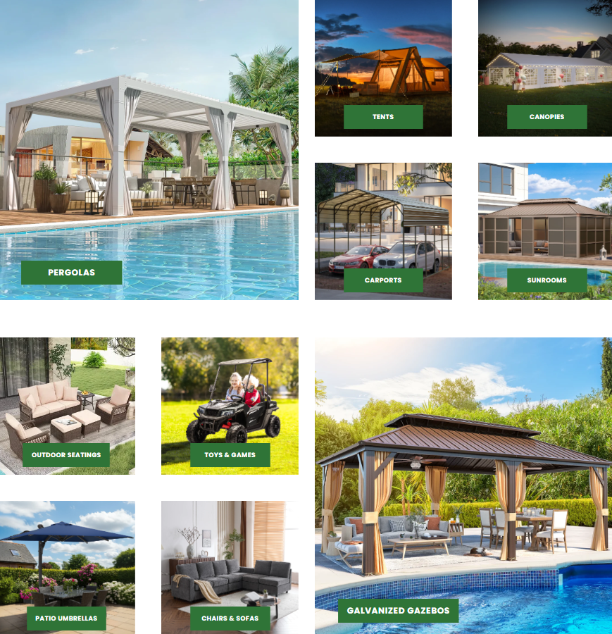 Category Navigation Grid-Organizing Outdoor Living-Grid of categories