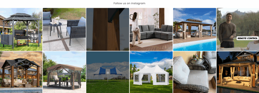 Instagram Gallery-Social Proof in Real Time