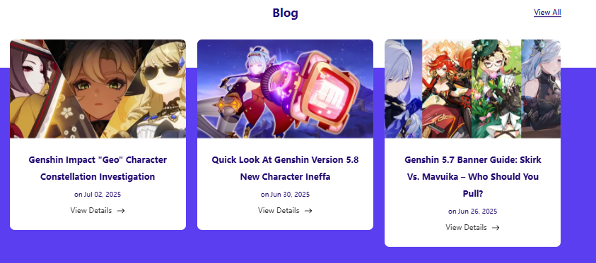 Blog Section-Blog Previews-Banner Guide-Character Updates