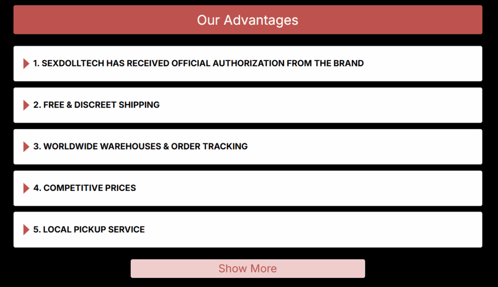 Advantage Accordion-Building Credibility and Reassurance-Accordion Format