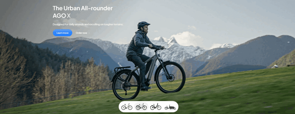 First Screen Banner: Emotion in Motion-Full-width video banner with CTA buttons