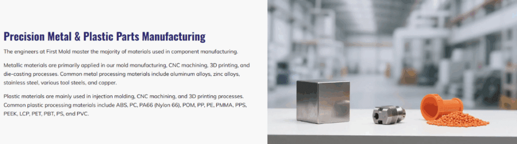 Precision Metal & Plastic Parts Manufacturing-Metal Parts Manufacturing-Plastic Parts Manufacturing