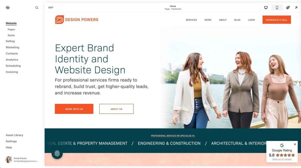 Key Differences Between WordPress and Squarespace-Ease of Use-Its all-in-one platform allows you to focus on design and content-without worrying about technical details
