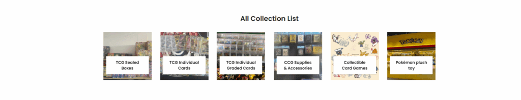 All products list