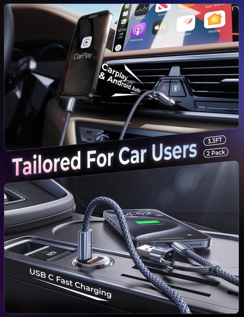 Tailored for CarPlay & Android Auto