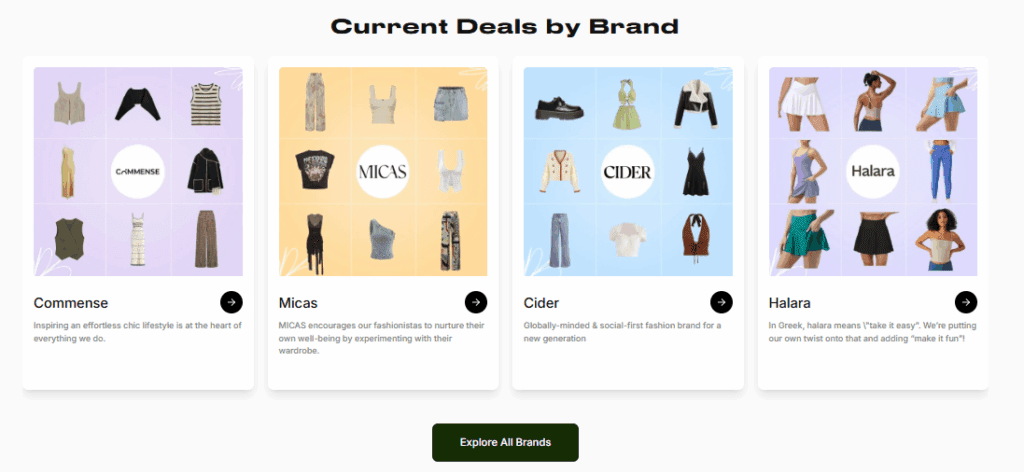 Designing Pages for Impact-Homepage – Driving Engagement from the First Click-Featured Deals Carousel