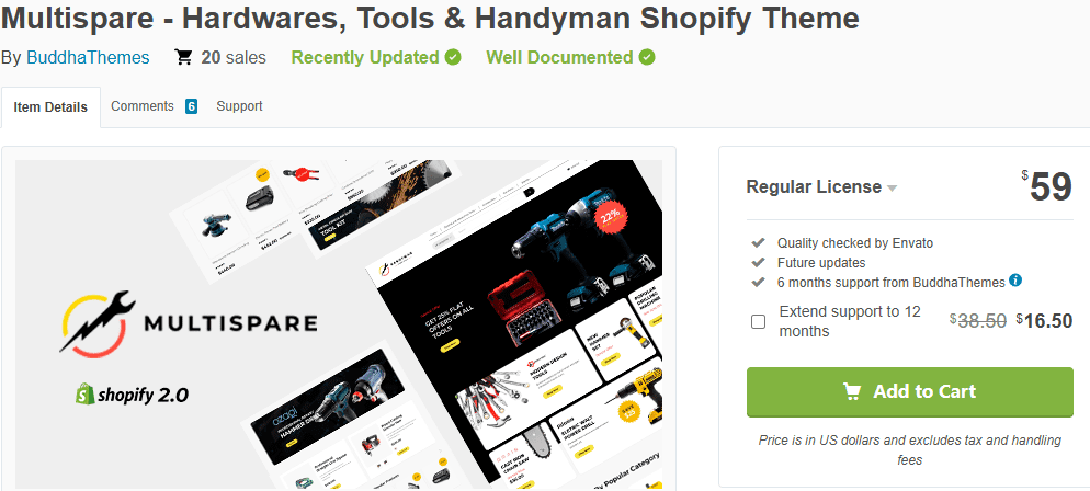 Feature Comparison-Core Functionality-Multispare Tools (Shopify)
