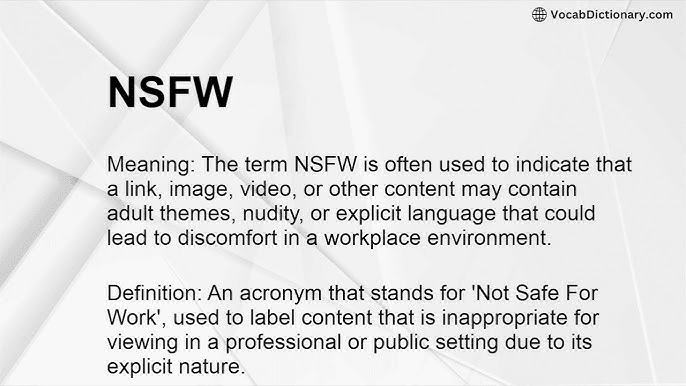 What Are NSFW Themes?-Definition and Context