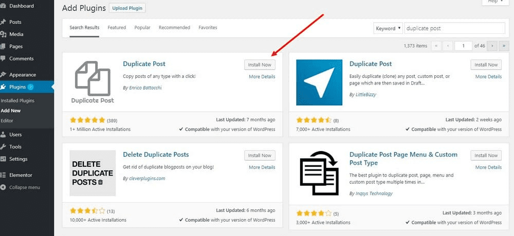 Methods for Duplicating a Page in WordPress-Using a WordPress Plugin