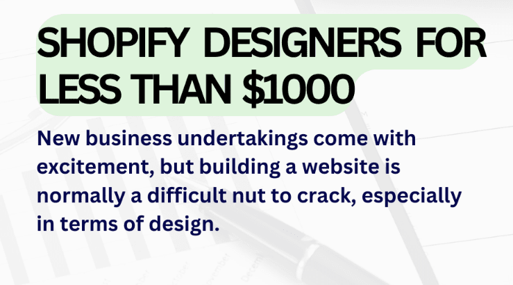 Understanding the “Shopify Designers Less Than $1000” Market