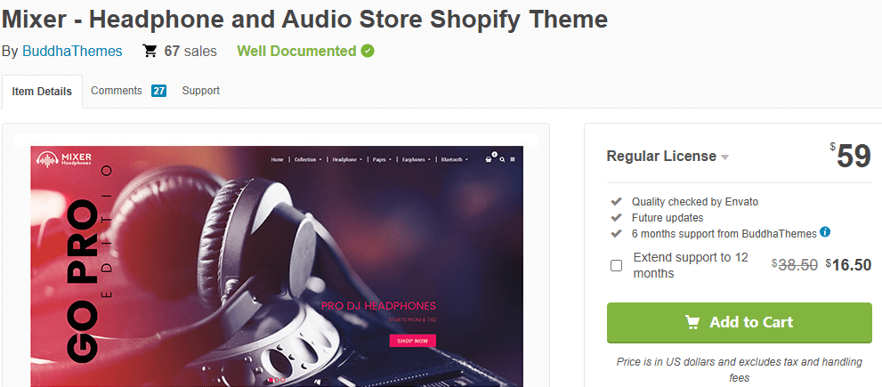 Mixer – Headphone & Audio Responsive Shopify Theme