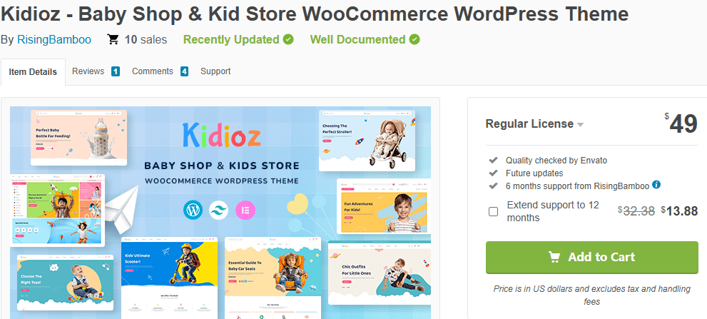 Kidioz (WooCommerce WordPress)-Kidioz - Baby Shop & Kid Store WooCommerce WordPress Theme
