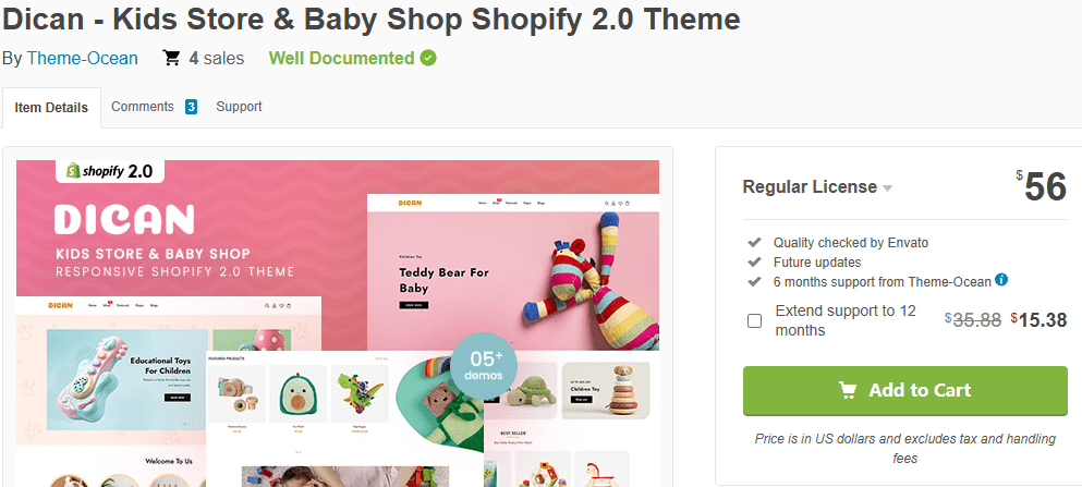 Dican (Shopify 2.0)-Dican - Kids Store & Baby Shop Shopify 2.0 Theme