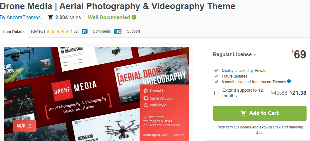 Drone Media (Aerial Photography & Videography Theme)