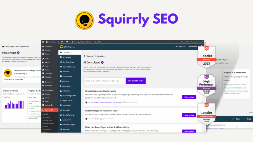 Top SEO Plugins for WordPress in 2025-Squirrly SEO Next-Gen