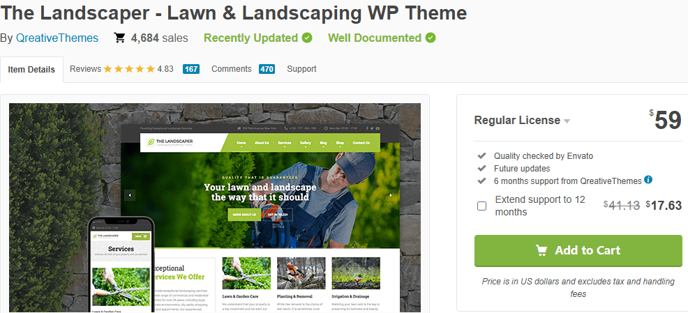 The Landscaper – Lawn & Landscaping WP Theme