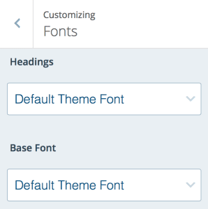 Understanding the WordPress Font Styles List