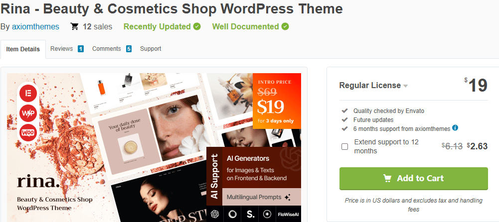 Rina – Beauty & Cosmetics Shop