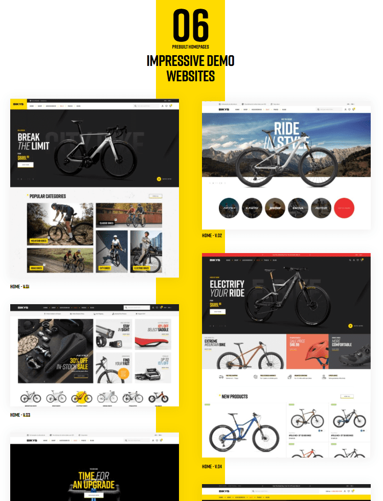 Bikys – Bike & Accessories WooCommerce Theme