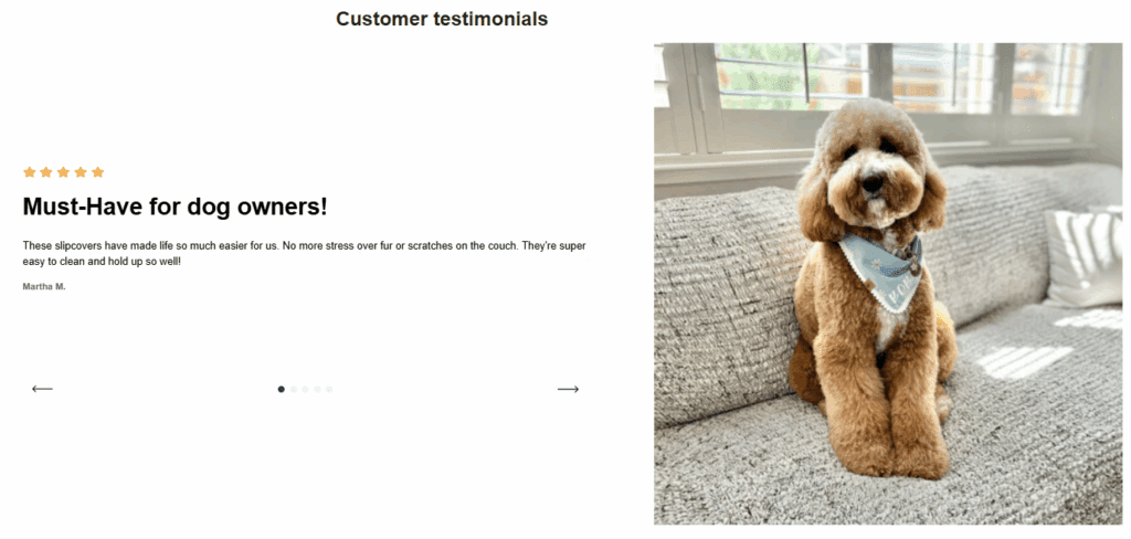 Core Design Features-Social Proof Integration