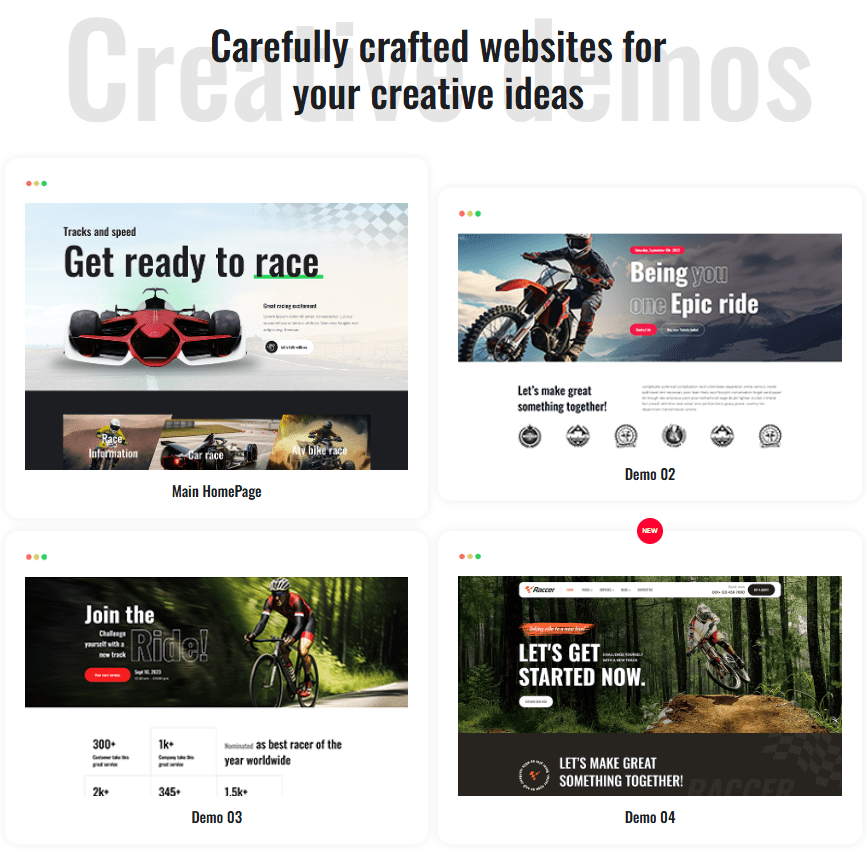 Raccer – Race & Sports Events Theme