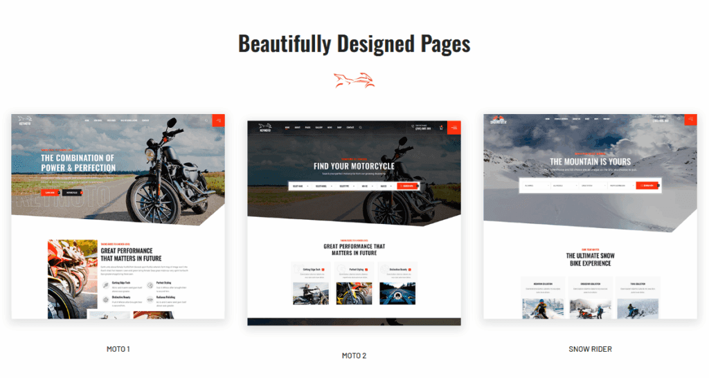 KeyMoto – Motorcycle WordPress Theme