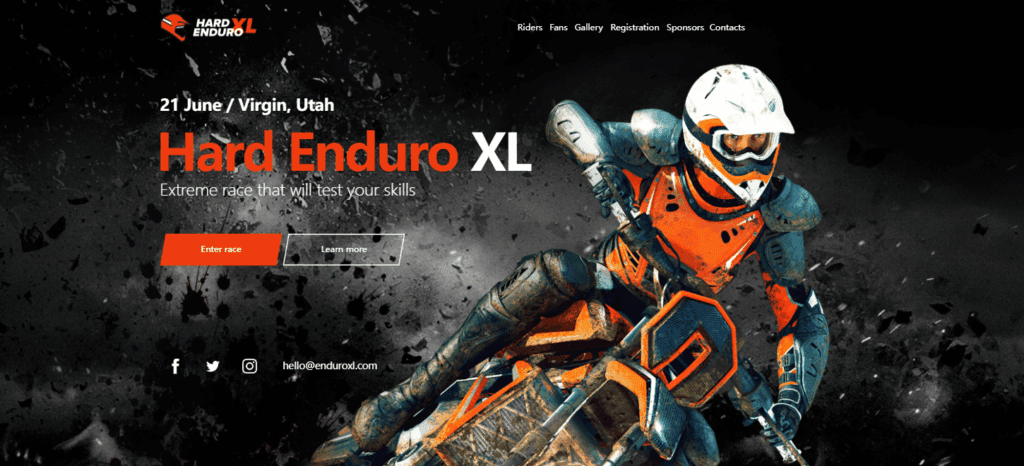 Enduro – Extreme Motorcycle Race Template