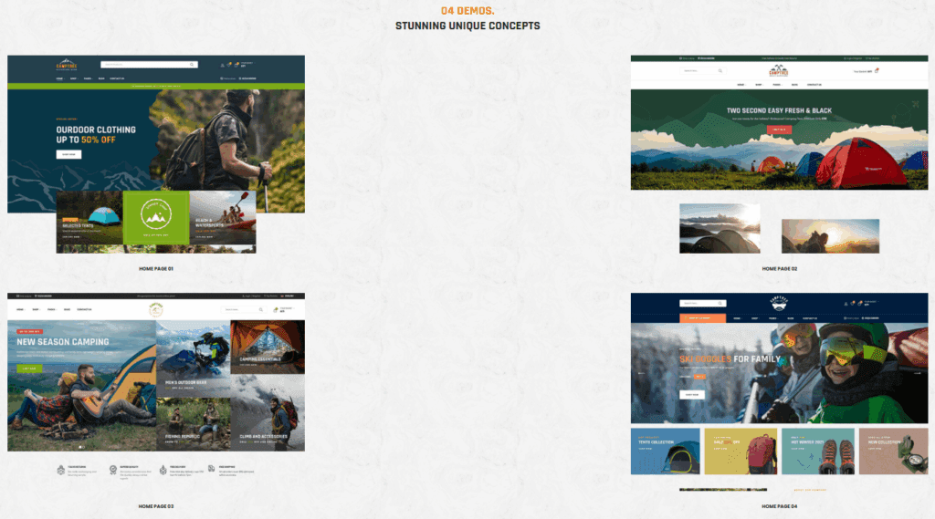 Camptree – Outdoor WordPress Theme
