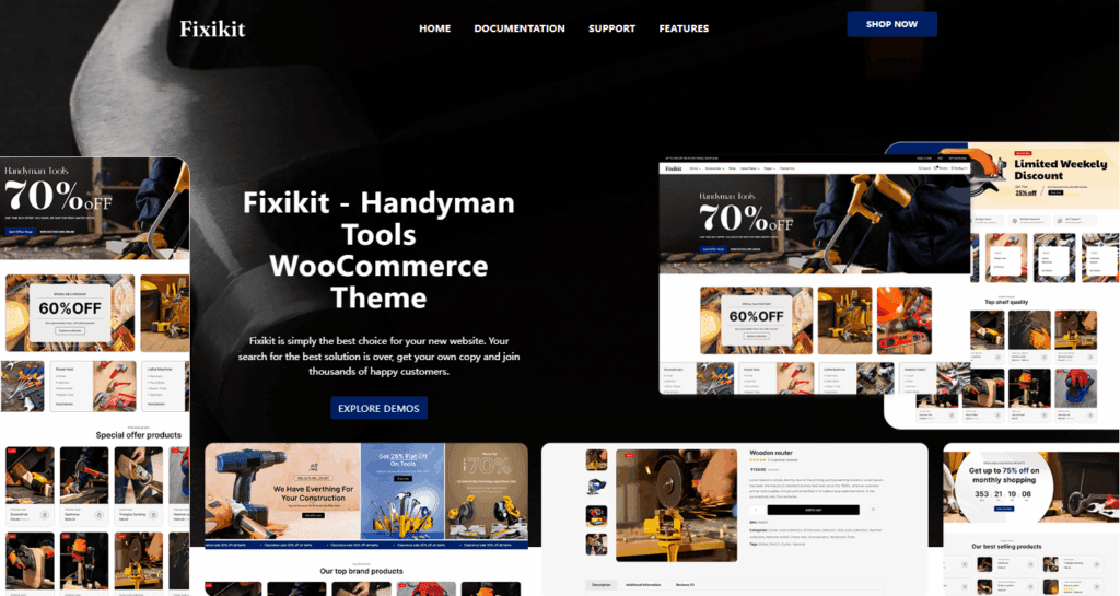 Fixikit – WooCommerce Hardware & Tools Theme